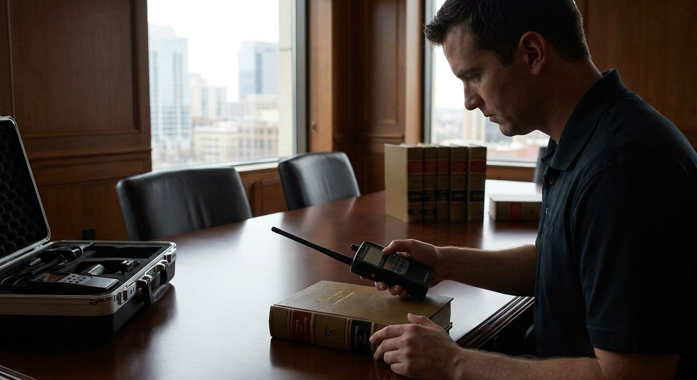 Bug sweep services for law firms and legal offices