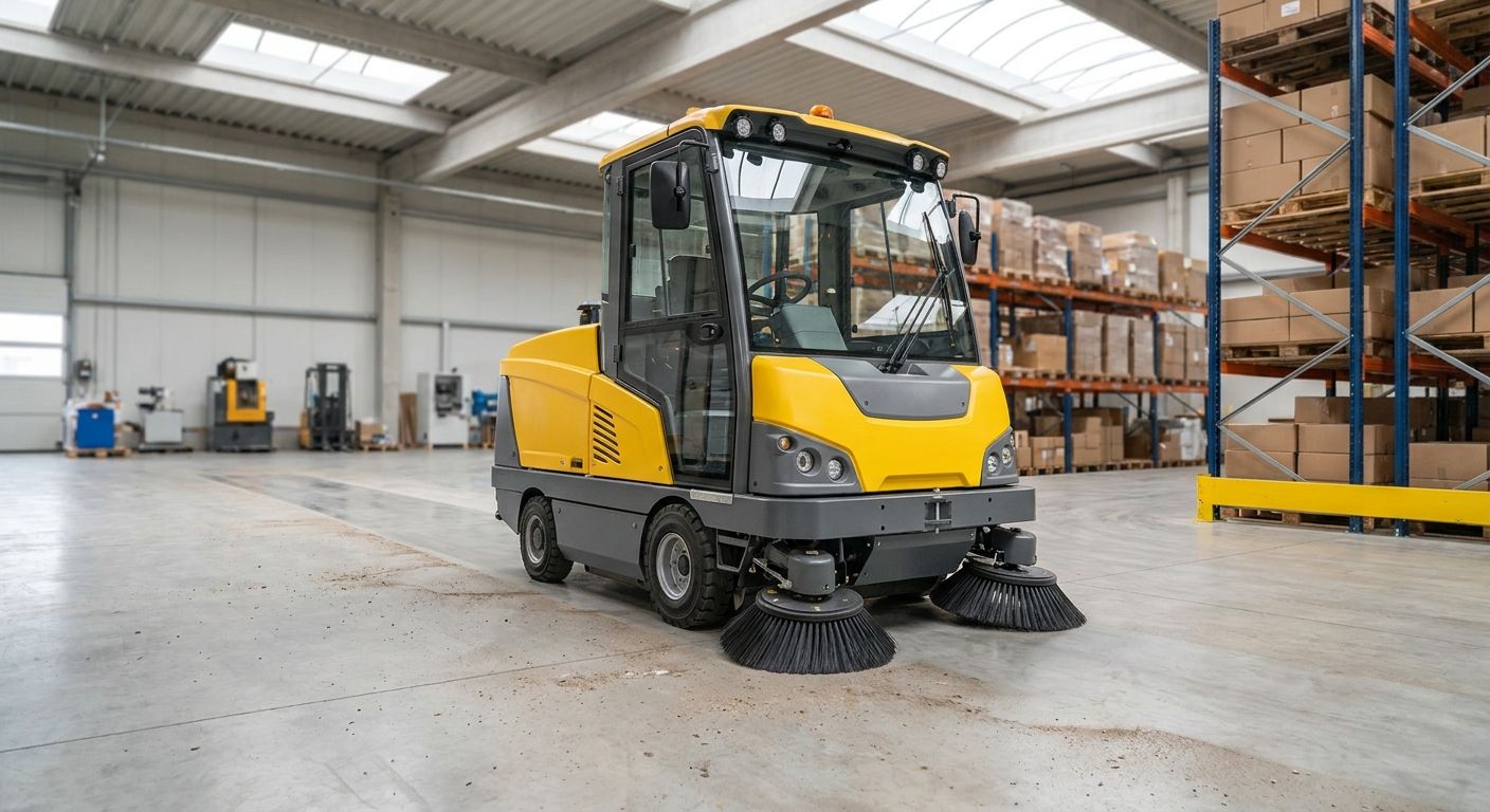 Best ride-on industrial sweepers for large facilities in 2026