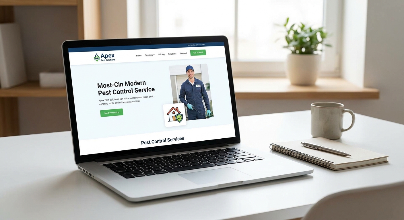 Web design for pest control companies