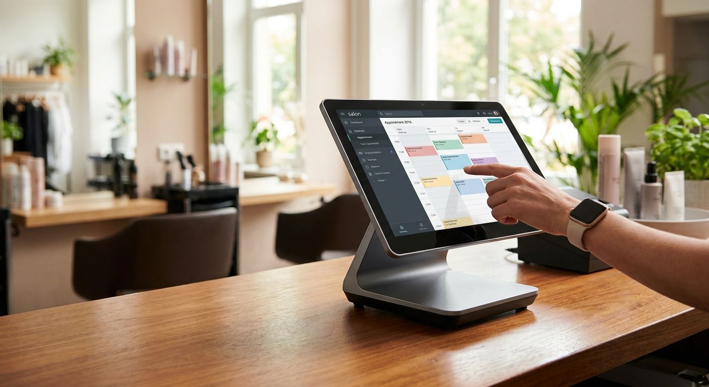 Complete POS terminal for hair salons and spas