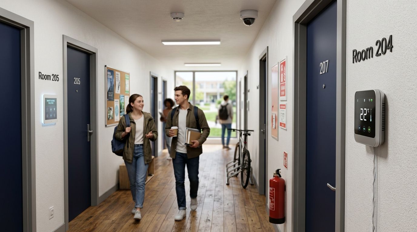 IoT monitoring for student housing and dormitories