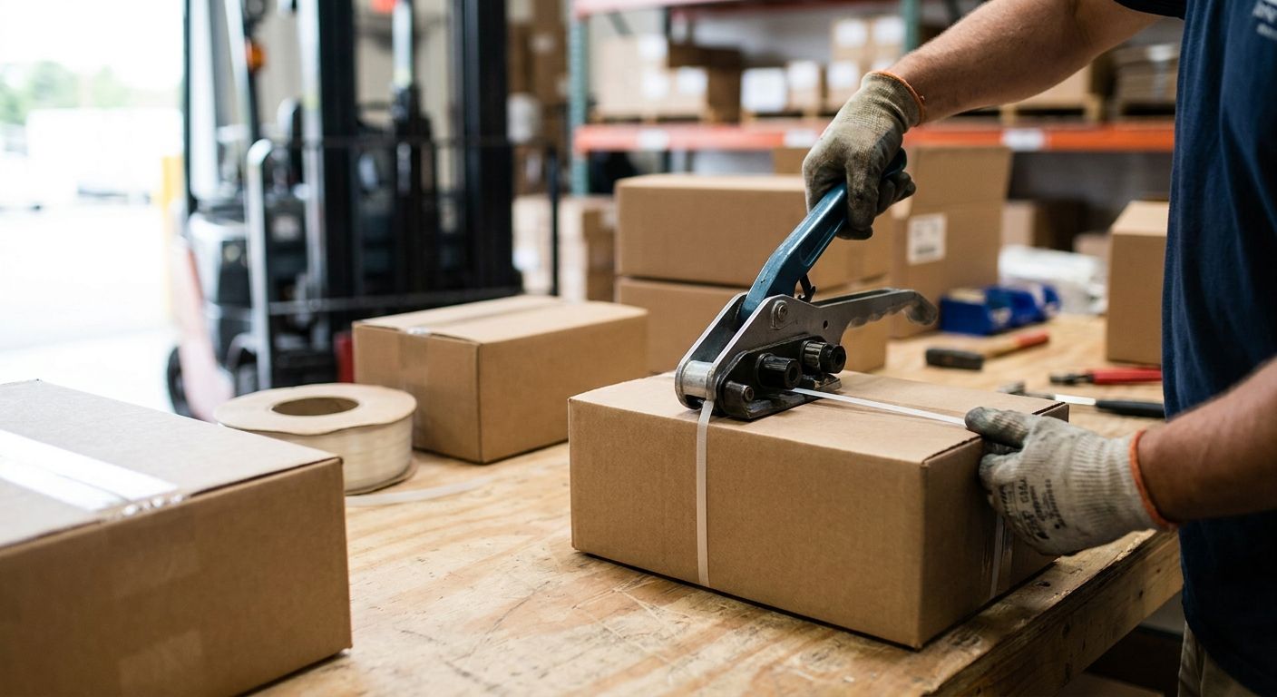 Best manual strapping machines for small packaging lines in 2026