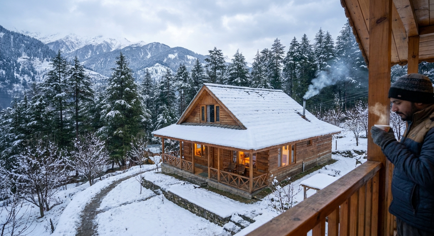 Homestays in Manali for a snowfall getaway