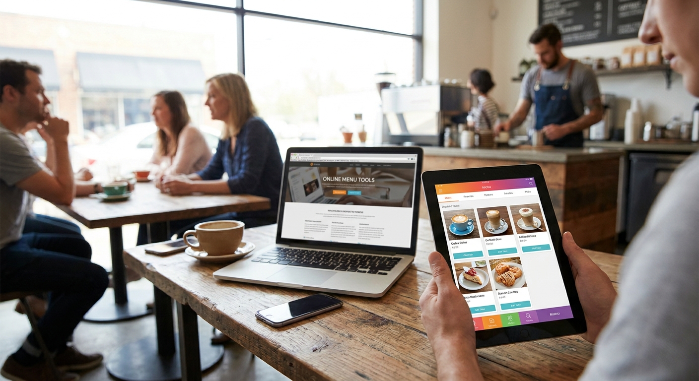 Best online menu tools for coffee shops and cafes