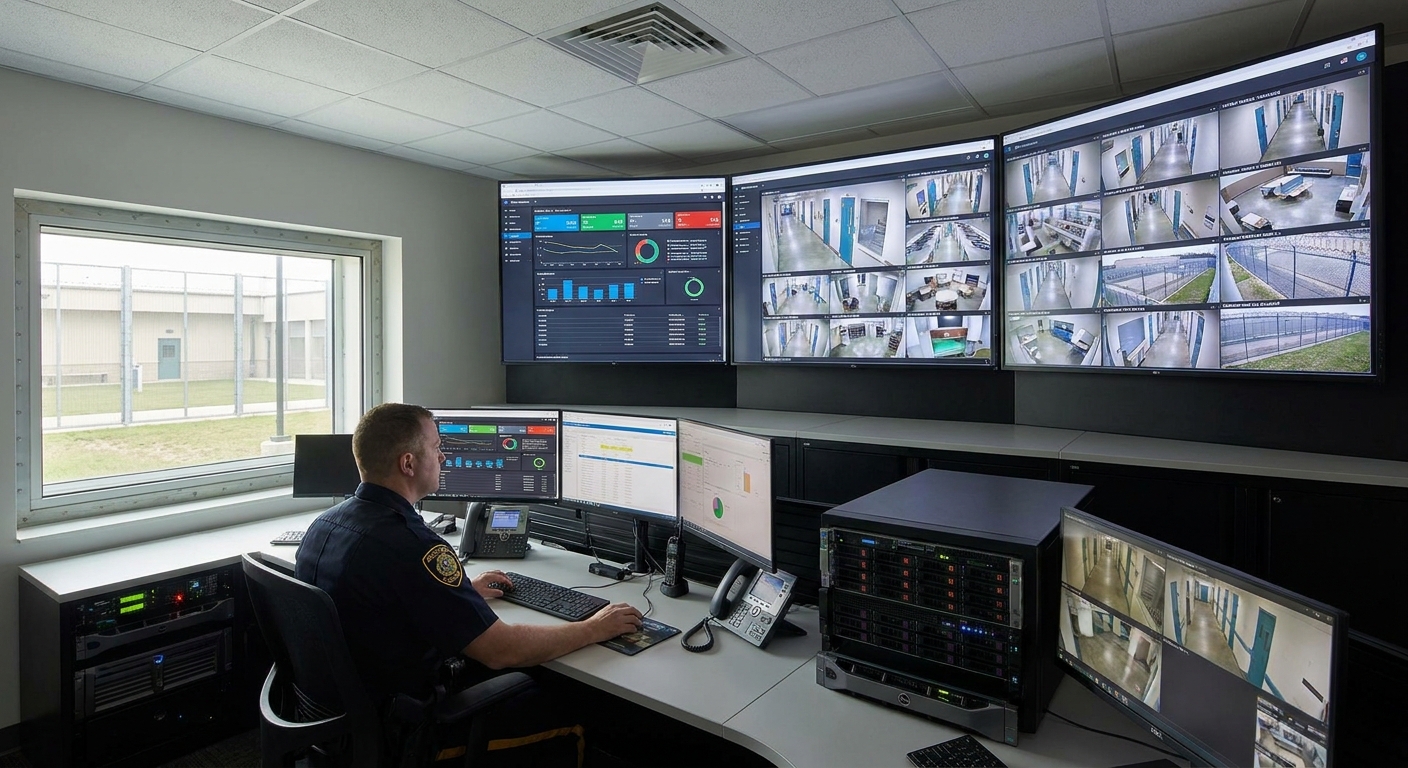 Facility monitoring system for correctional facilities