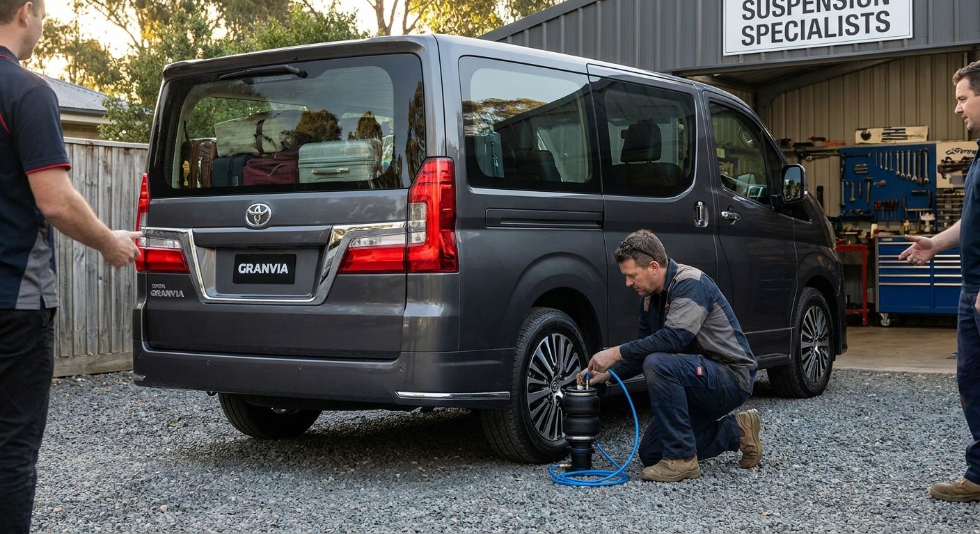 Toyota Granvia Sagging Rear? Load Assist for People Movers