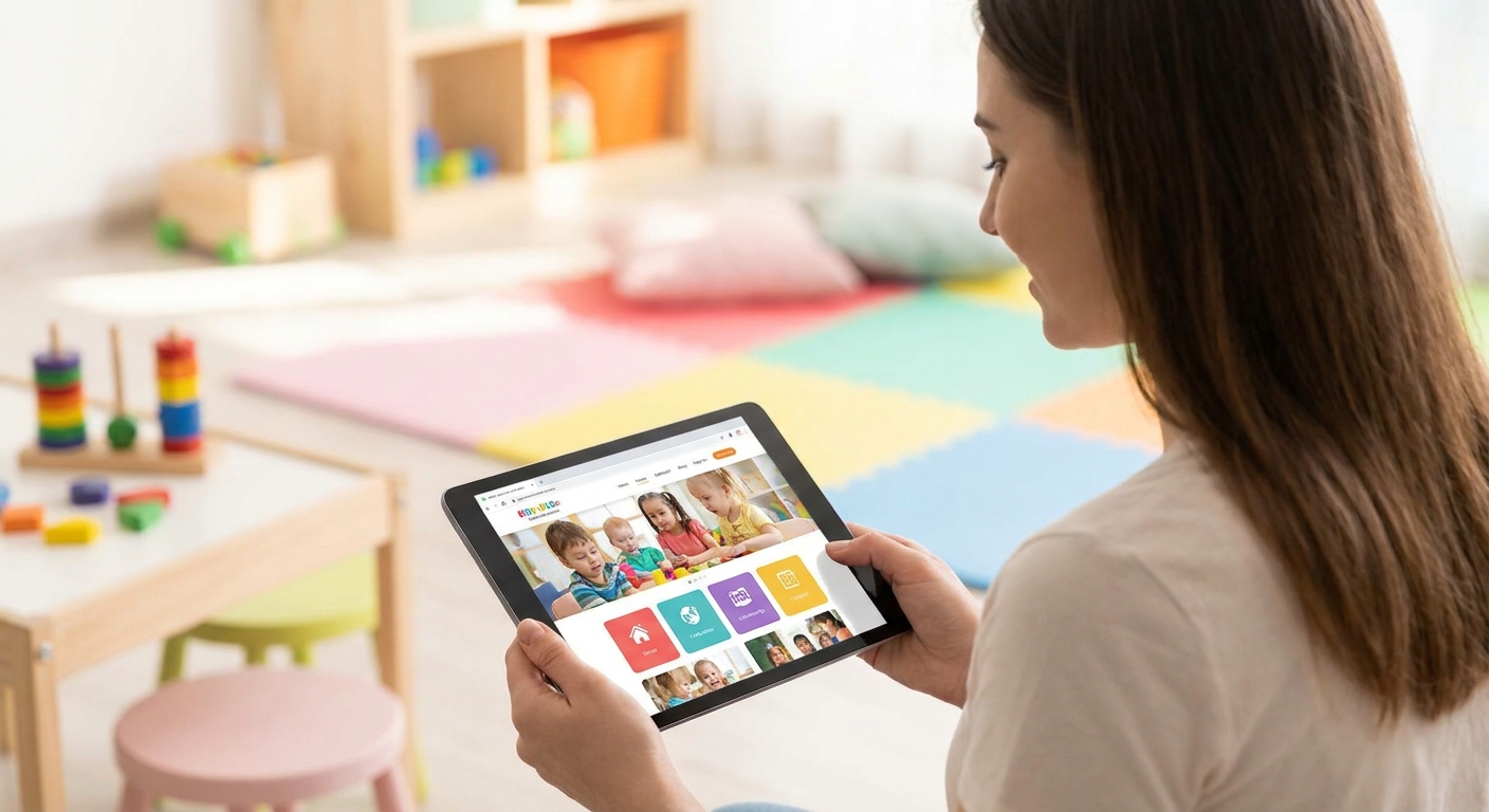 Web design for childcare and daycare centers