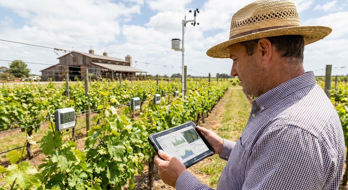 Best IoT platform for vineyard and wine production monitoring