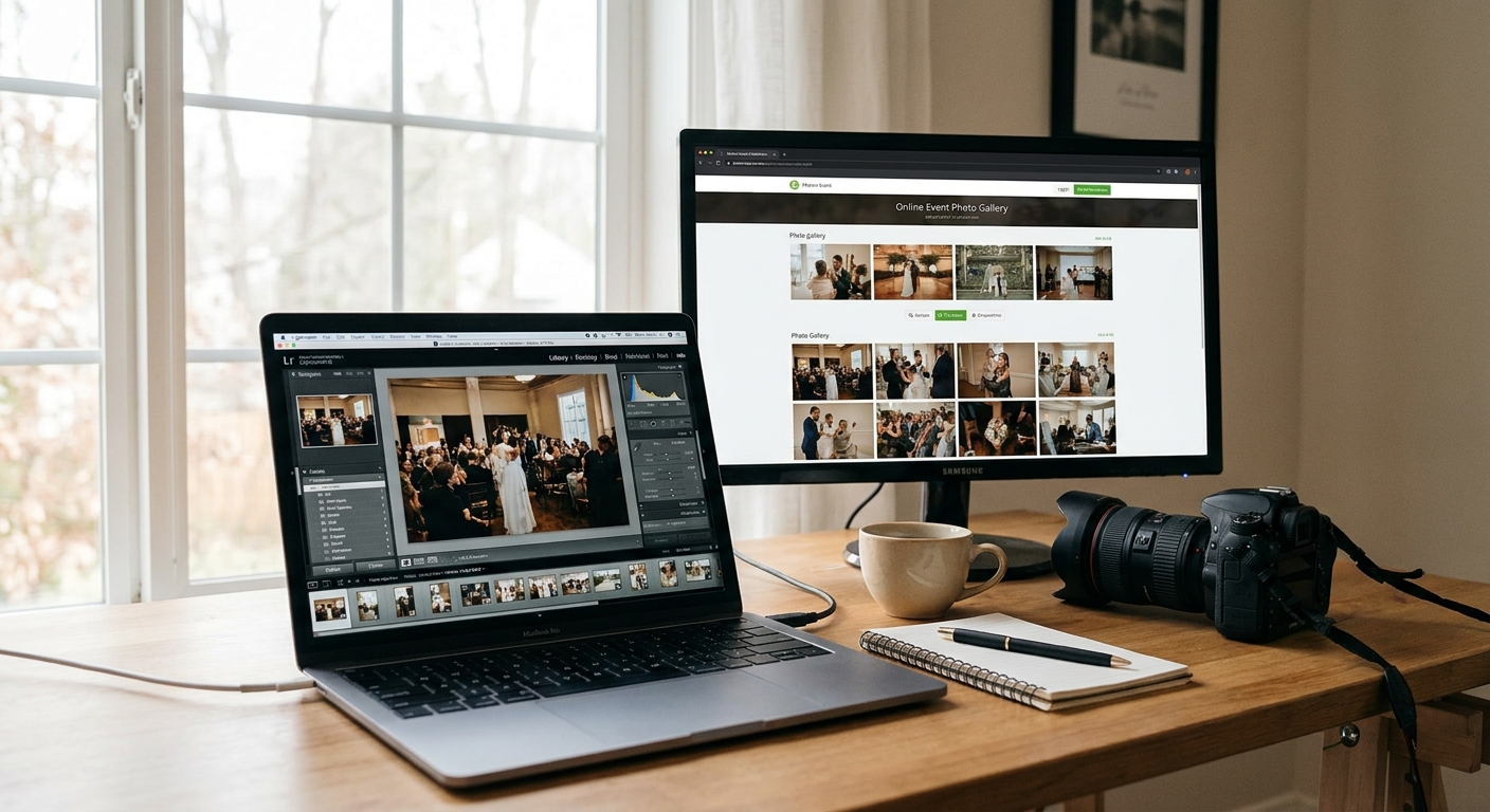 How to integrate Lightroom with an event photo gallery