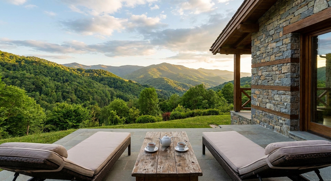Villas with mountain views in Sunkarametta for a break