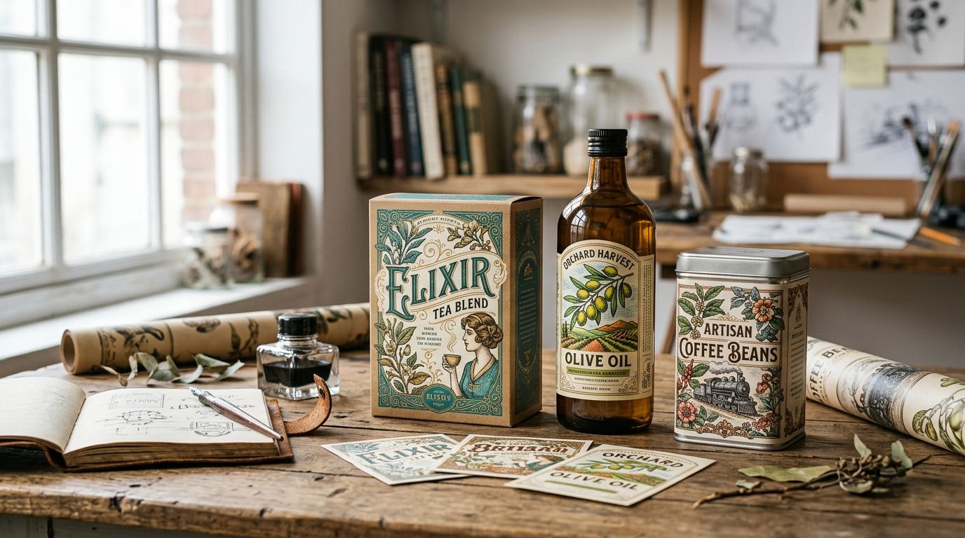 Best vintage illustrations for packaging and product design in 2026