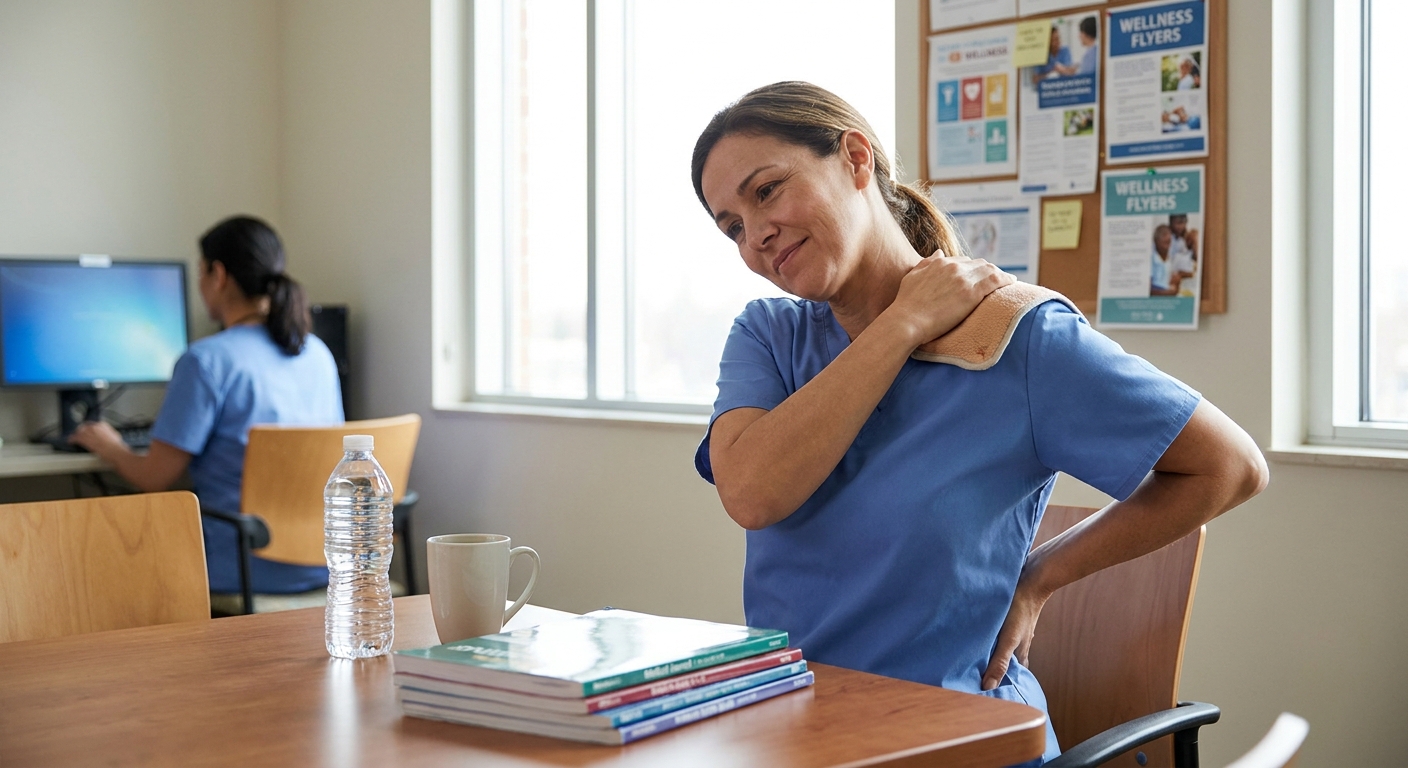 Pain management for nurses with chronic back and shoulder pain