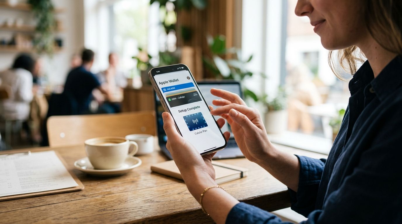 How to add your a-sim eSIM to Apple Wallet