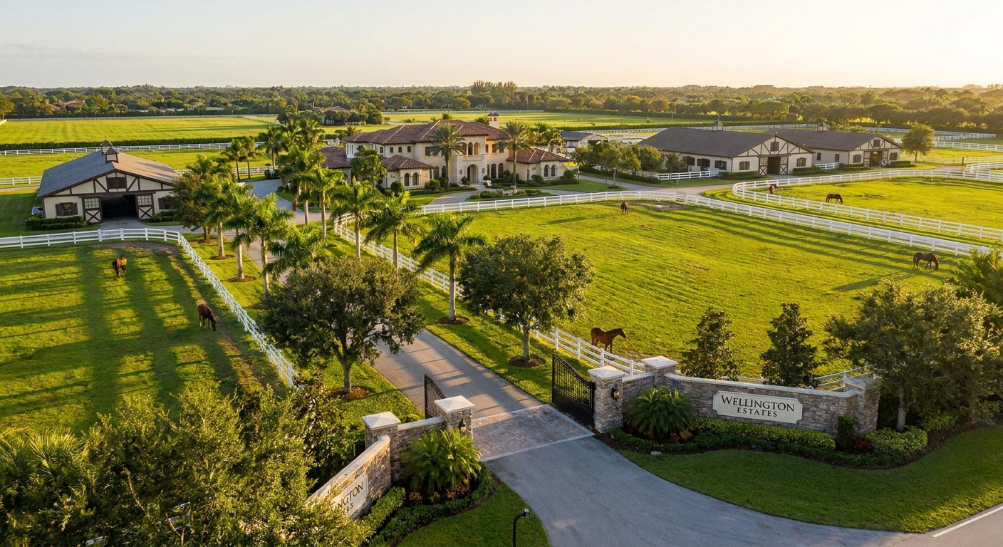 Luxury equestrian estates for sale in Wellington