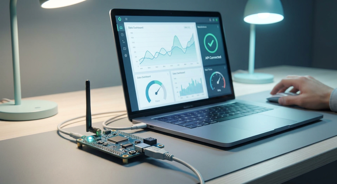 How to integrate IoT sensor data with your dashboard via API
