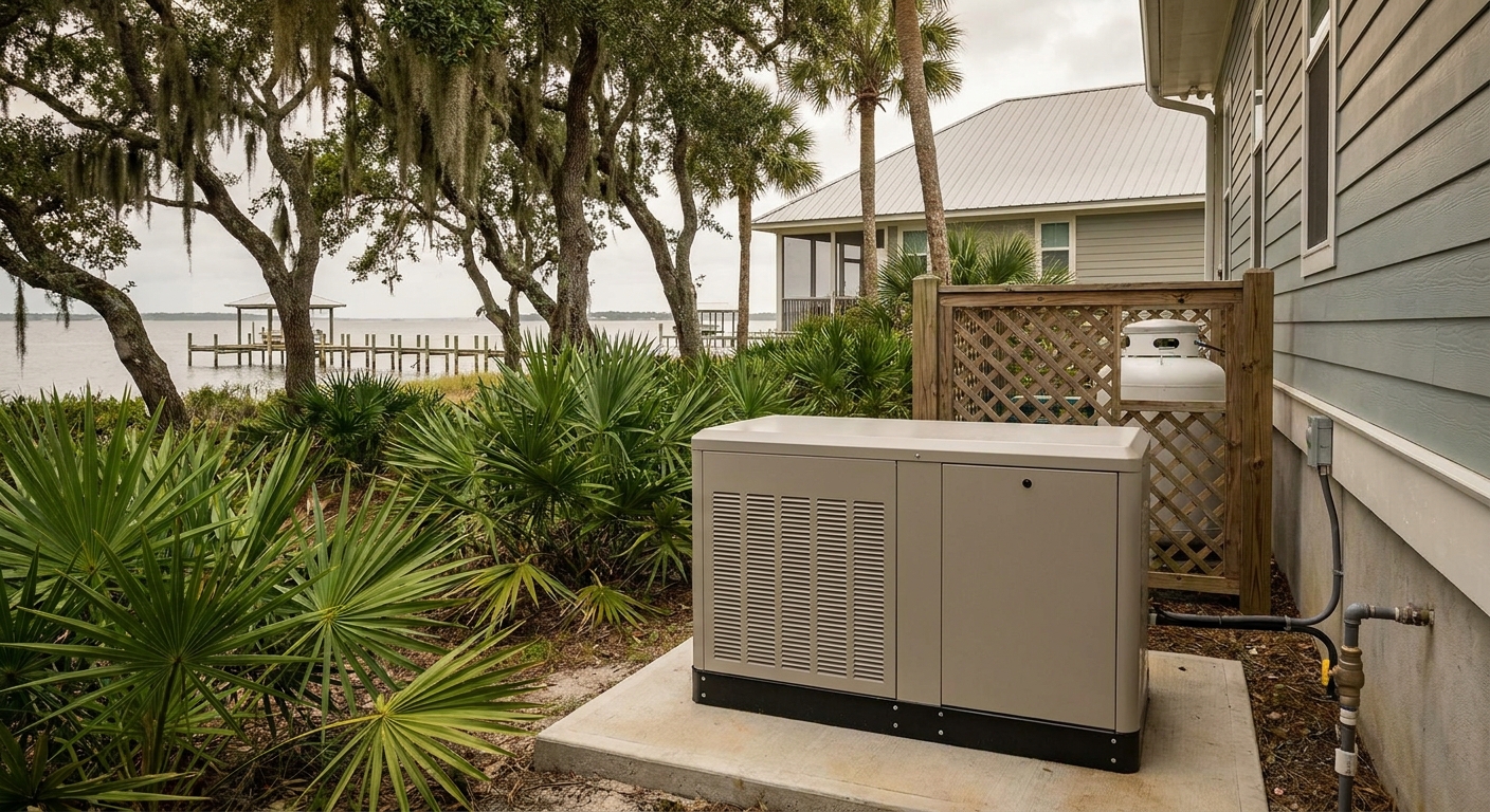 Best fuel type for standby generators in coastal Alabama