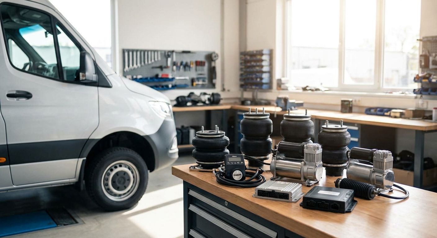 Best air suspension kits for European vans 2026