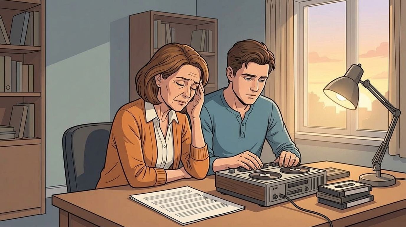 How to turn old voice recordings into a memorial song