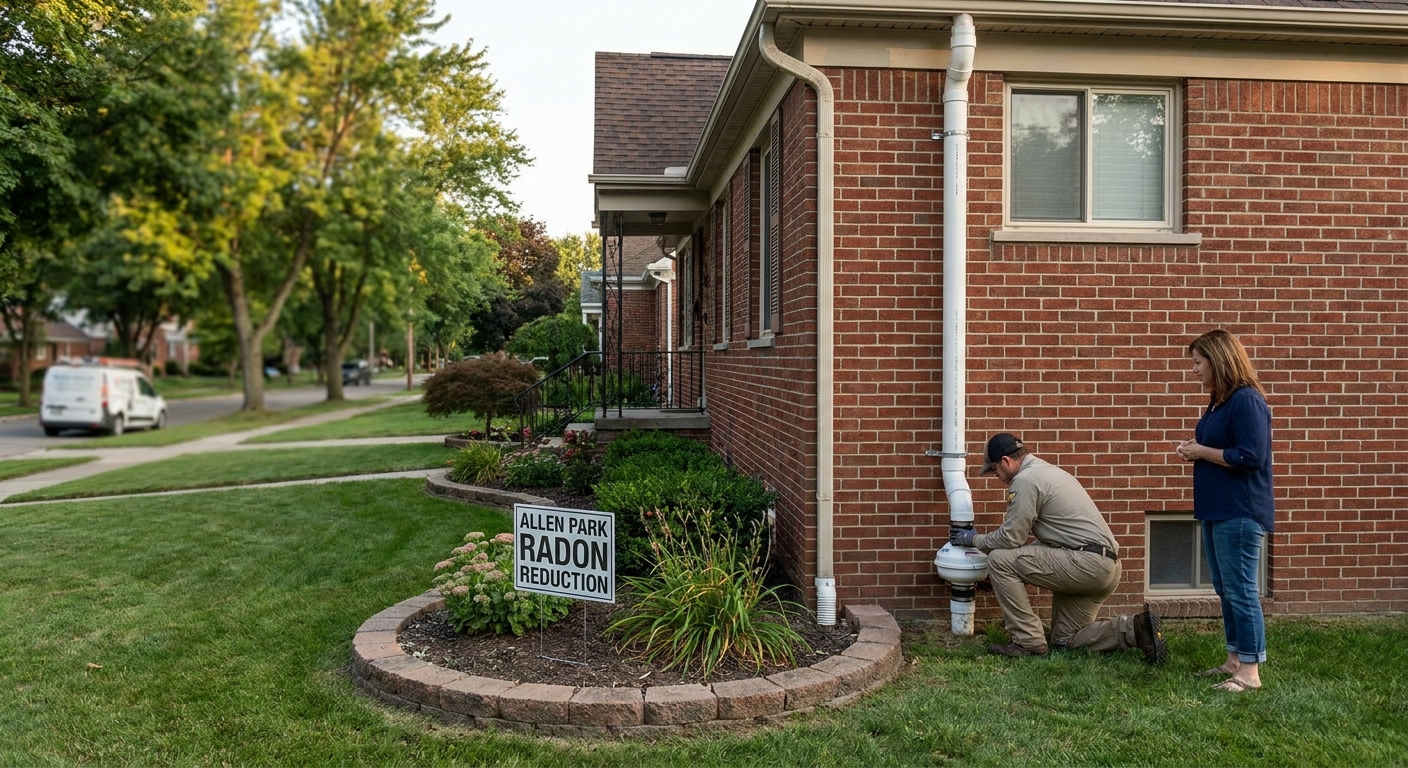 Radon mitigation for Allen Park homeowners