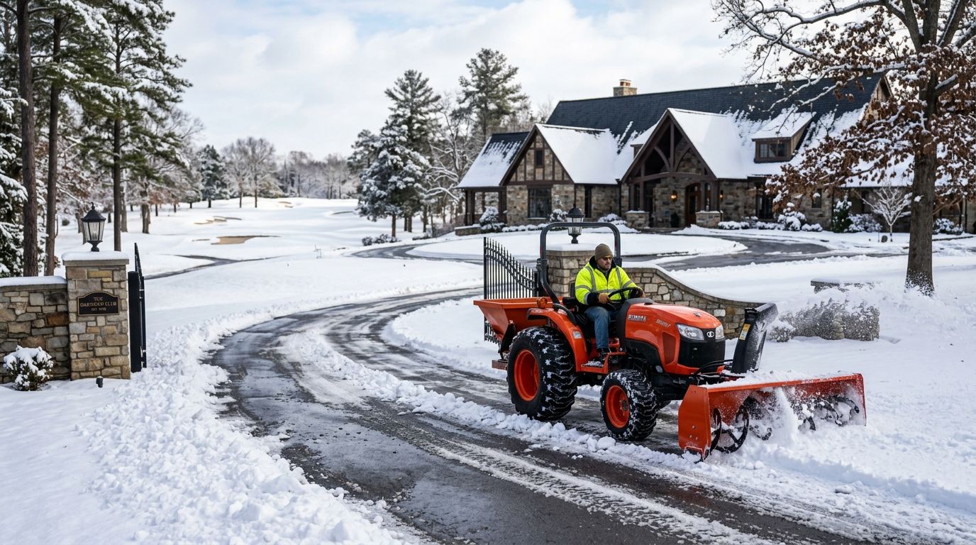 Snow removal for country clubs: complete 2026 guide