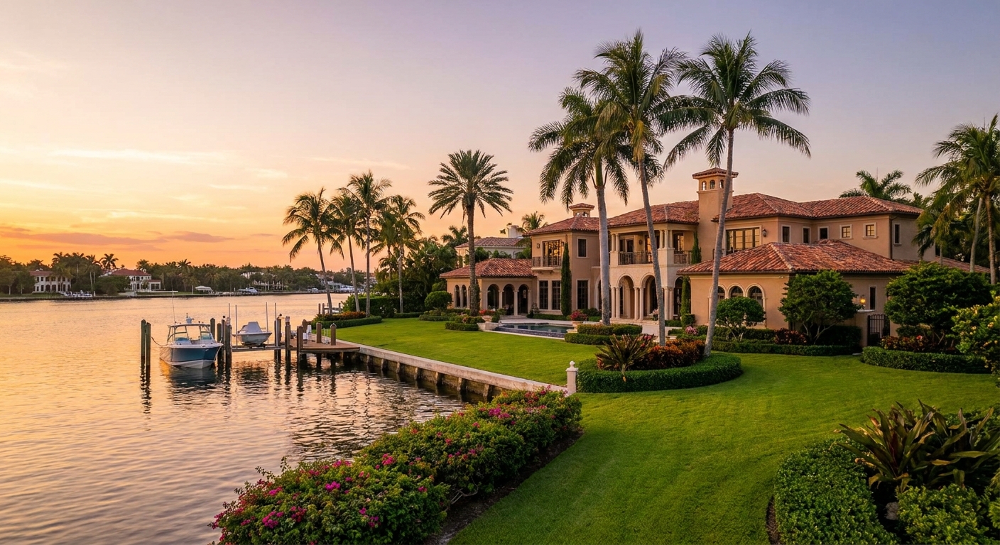 Waterfront homes for sale in Palm Beach