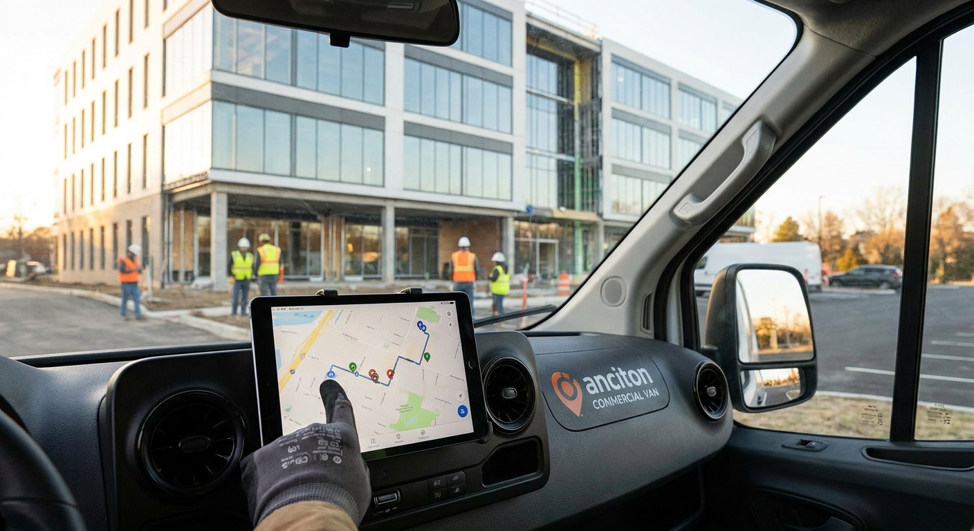 Vehicle tracking for facilities management companies