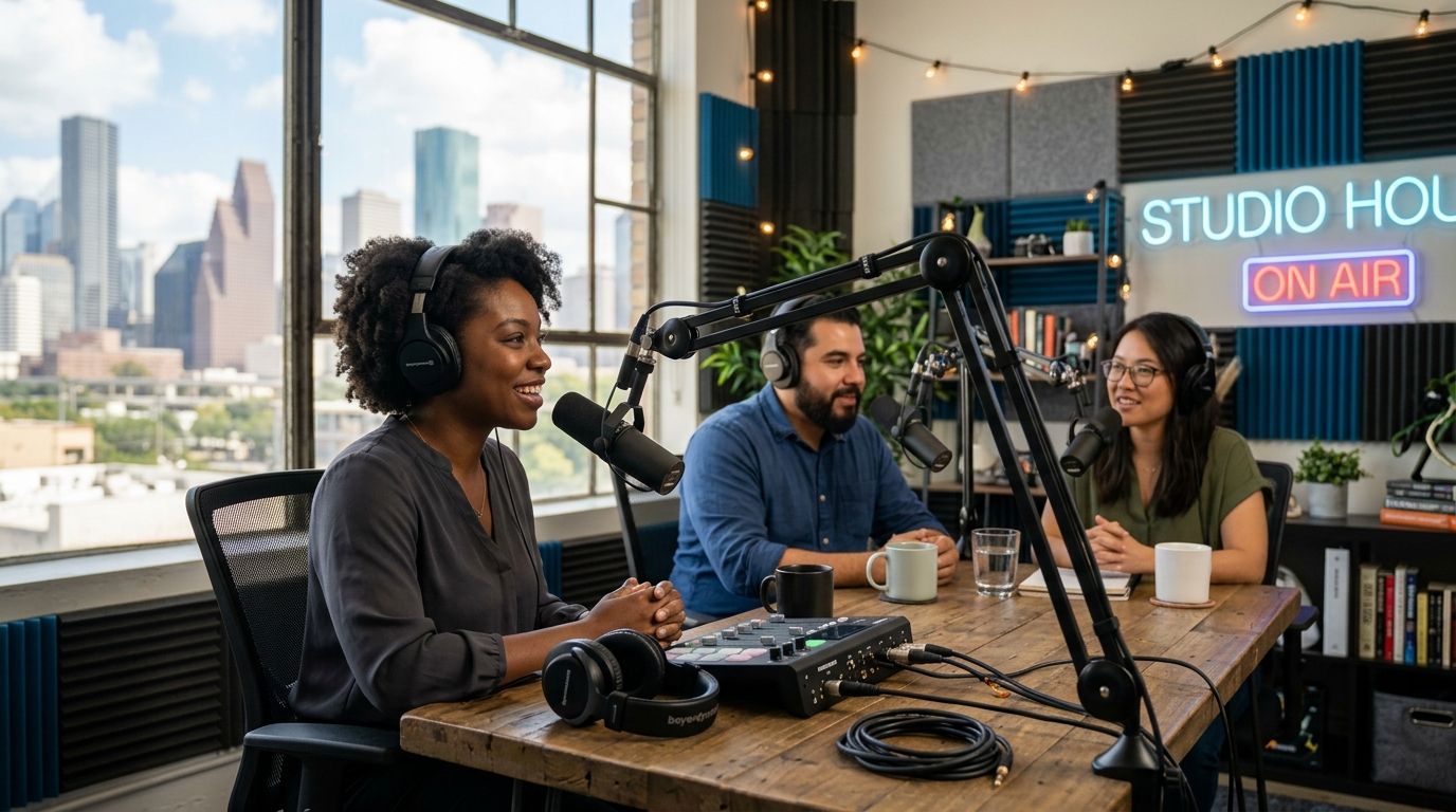 Best 10 podcast studios in Houston in 2026
