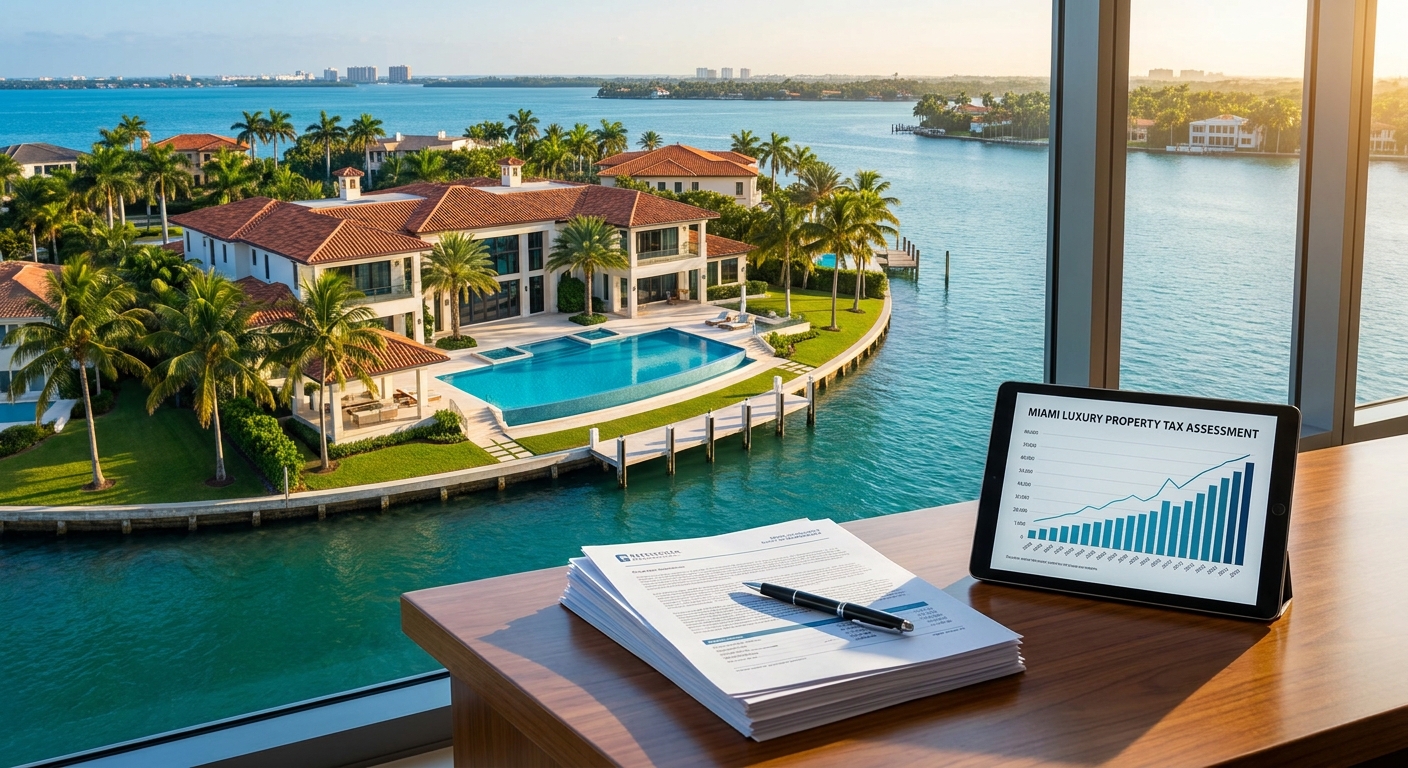 Property taxes on luxury homes in Miami
