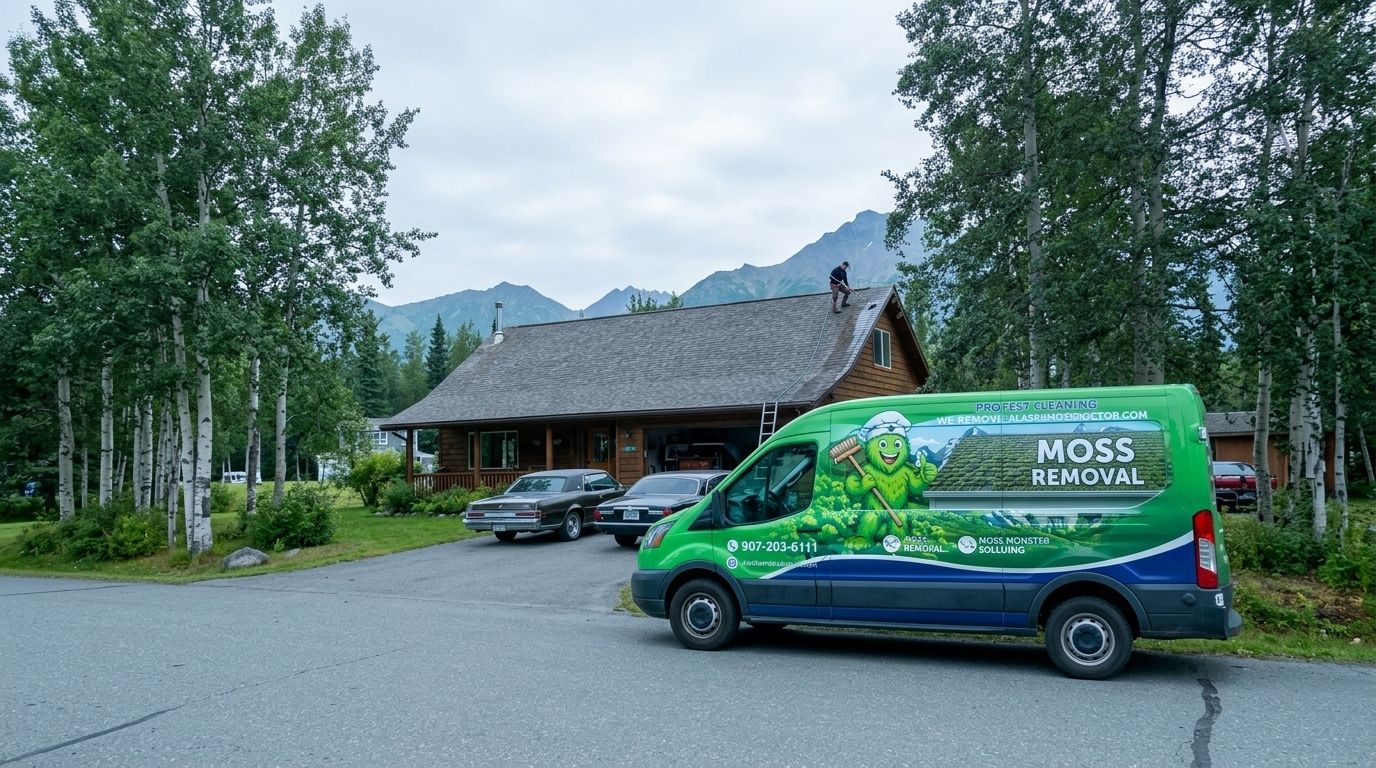 Roof cleaning for Alaska bed and breakfast inns