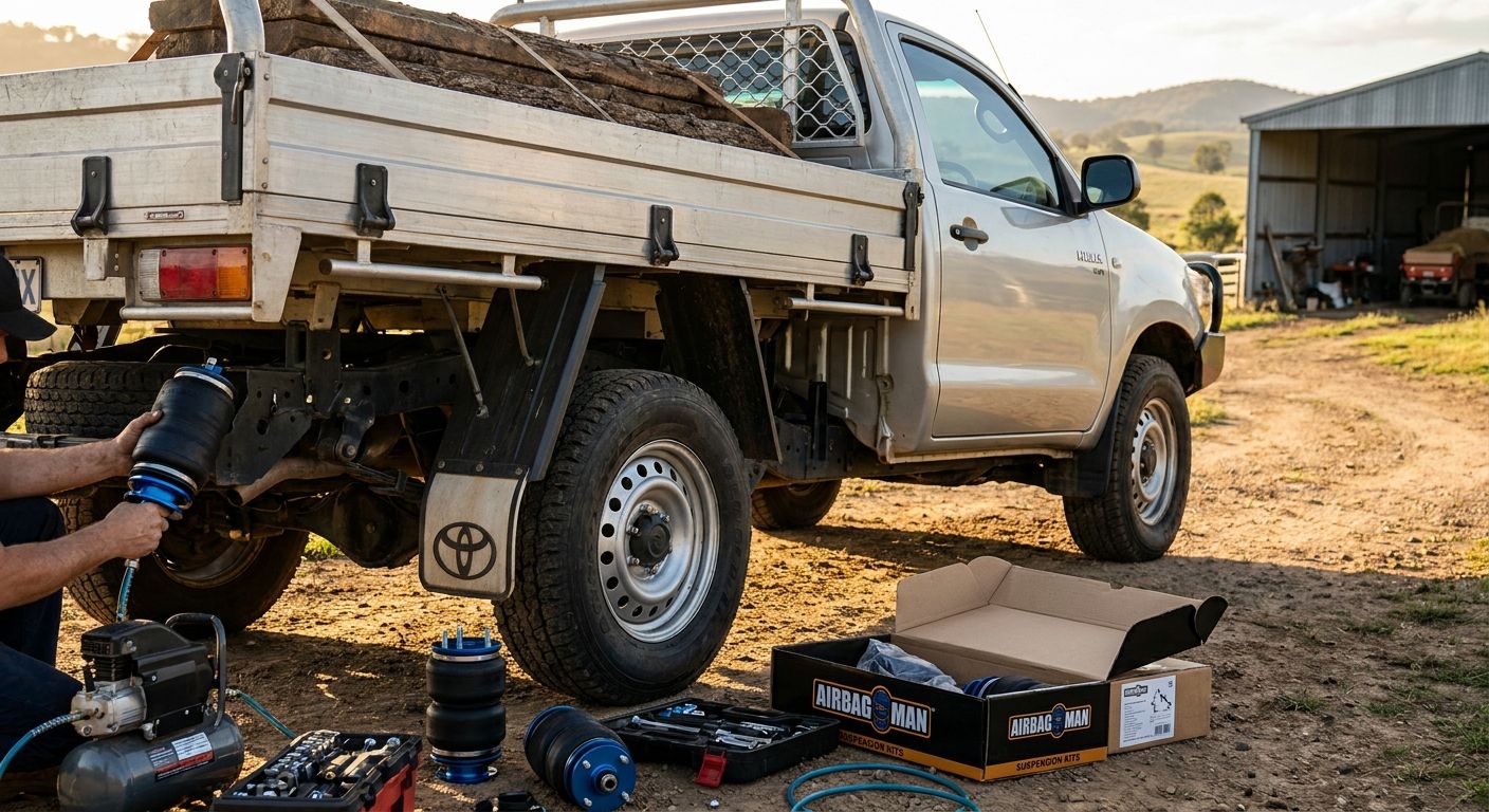 Best airbag kits for single cab work utes 2026