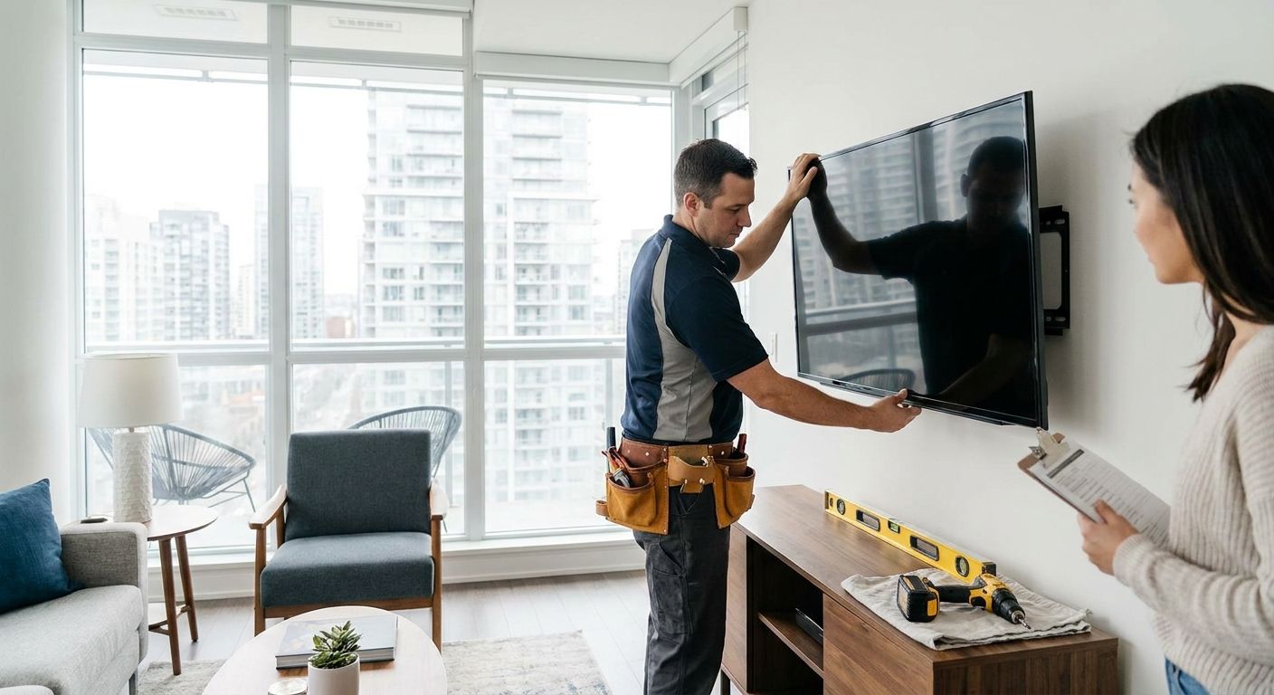 TV mounting for condos and HOA communities
