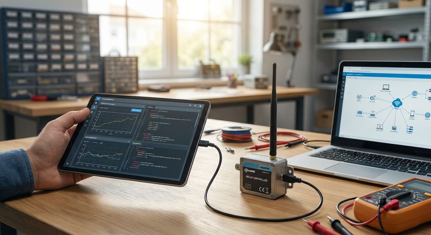 How to configure downlink commands for LoRaWAN actuators and relays