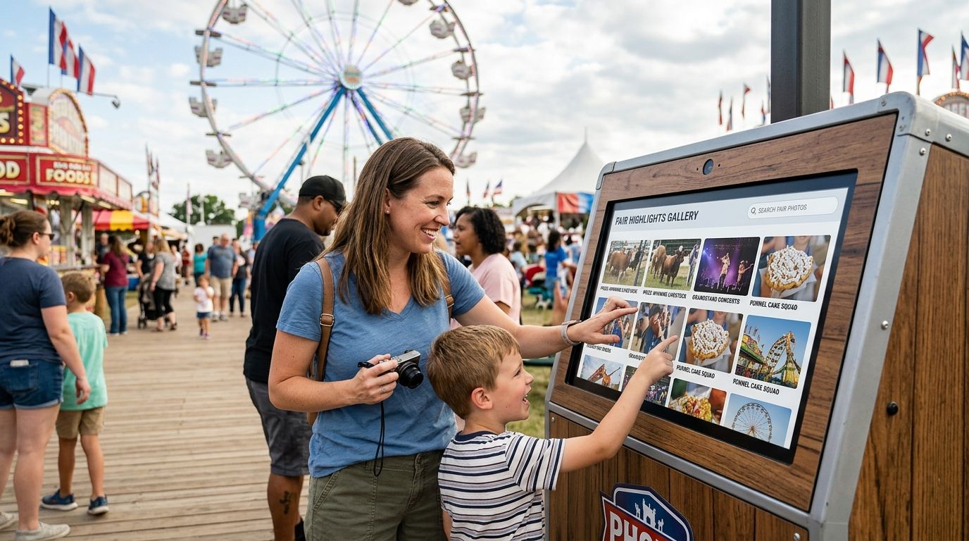 AI photo gallery software for county and state fairs