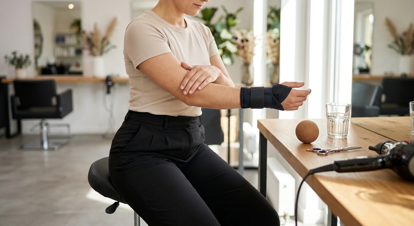 Pain management for hairstylists and barbers