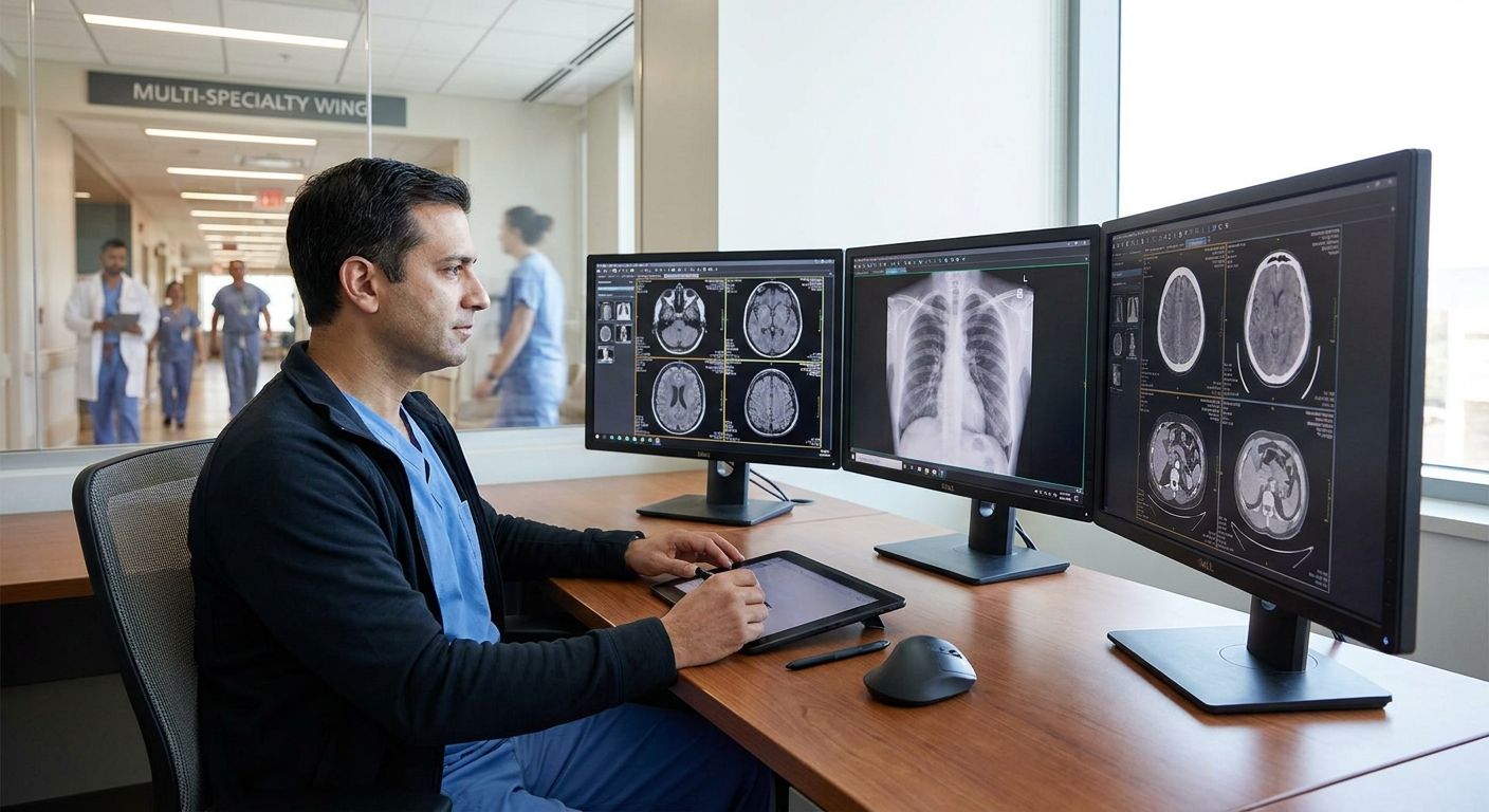 Teleradiology services for multi-specialty hospitals