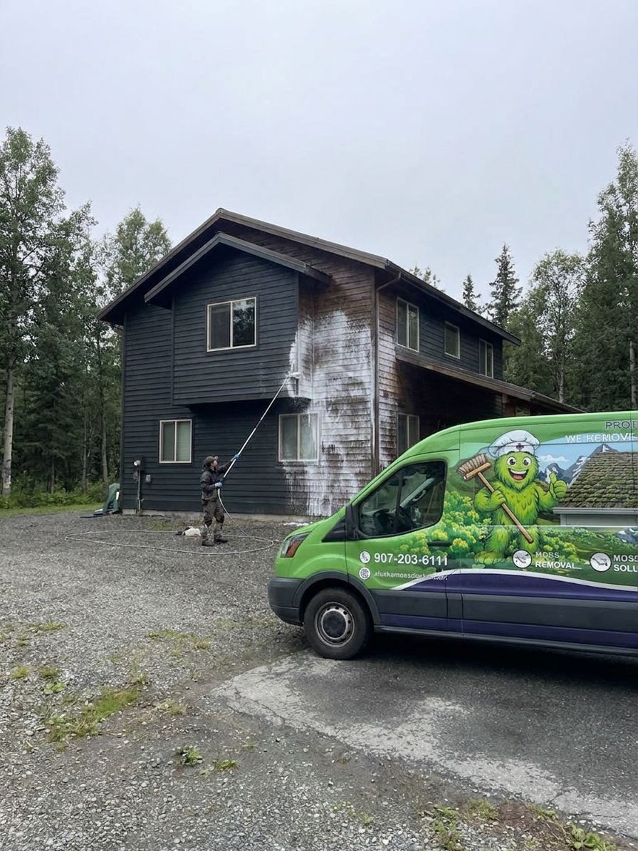 Best house washing method for painted wood siding