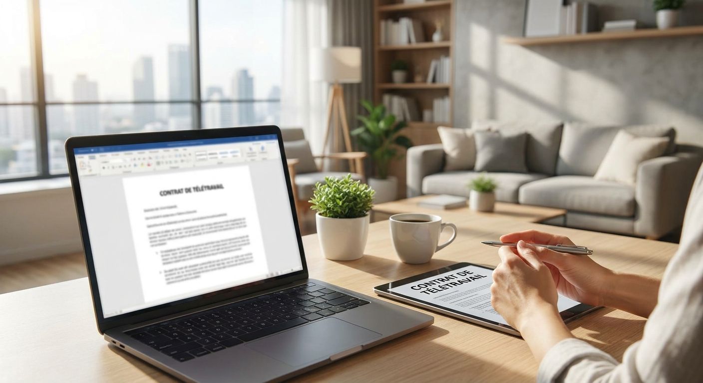 FR — Contrat de télétravail pour startup