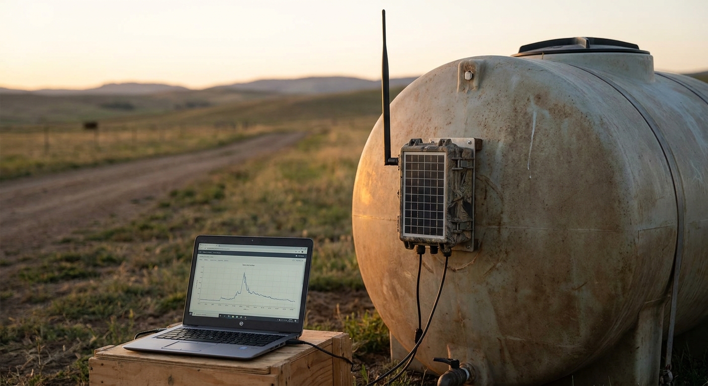 How to set up remote tank monitoring without cellular signal