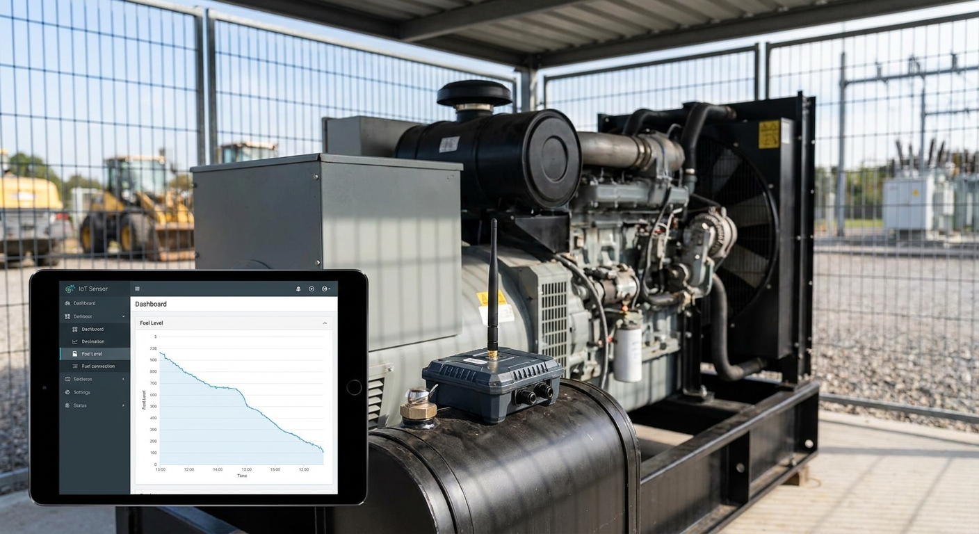 IoT fuel monitoring for diesel generators