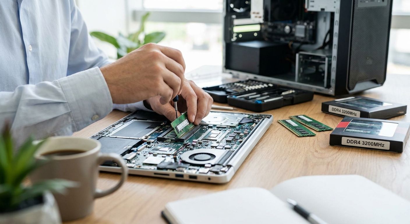 RAM upgrades for office laptops and desktops