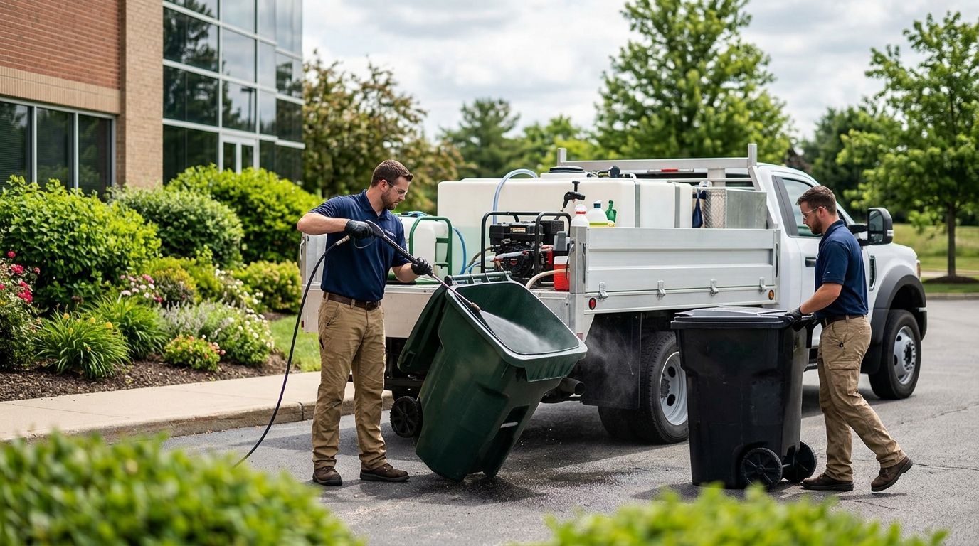 Best trash bin cleaning service for landscaping companies