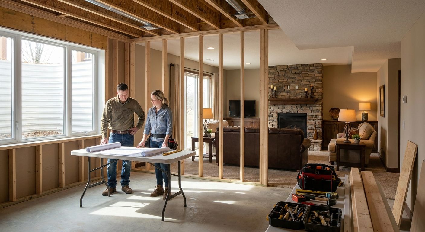 Basement finishing companies near you in Central Iowa