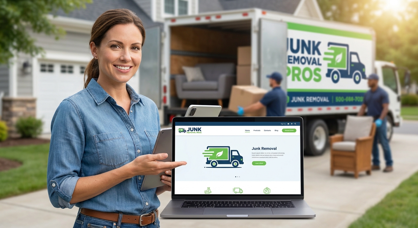 Best website design for junk removal companies