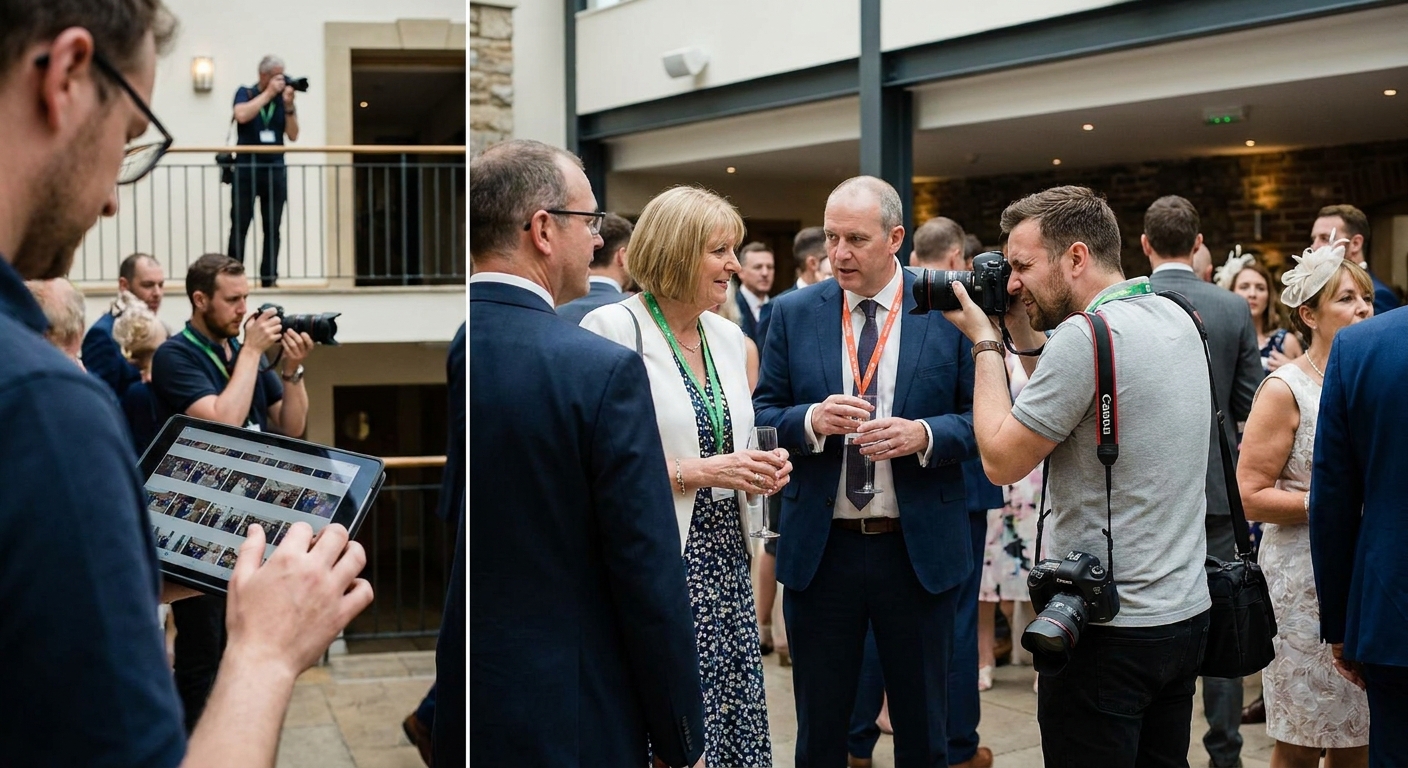 How to manage multiple photographers on one event gallery