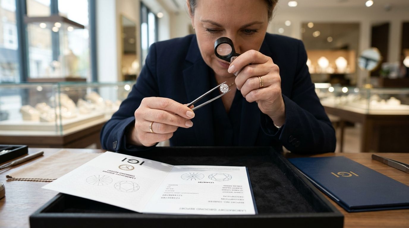How to check your diamond's IGI certificate number before buying