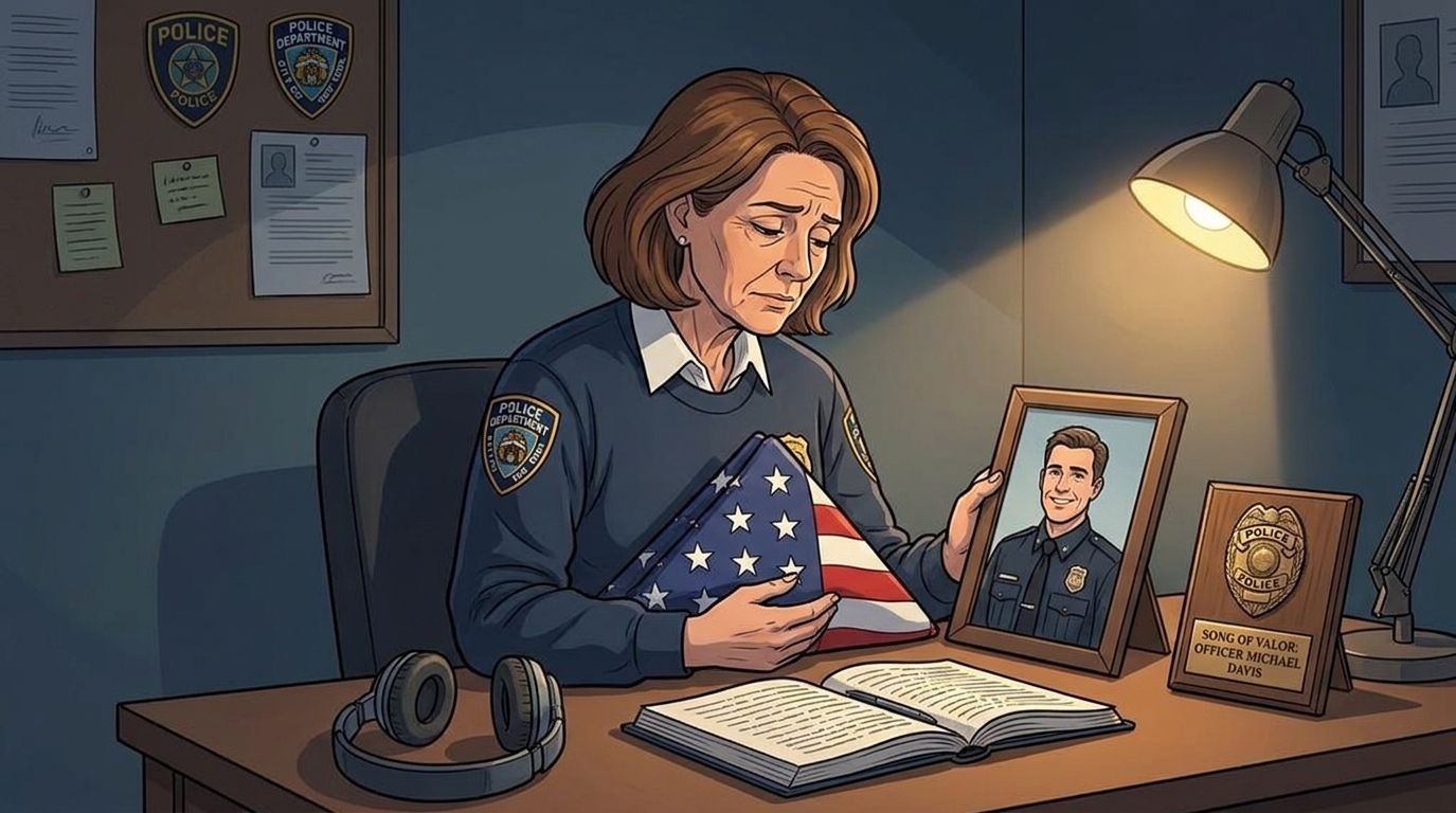 Custom memorial song for a fallen police officer