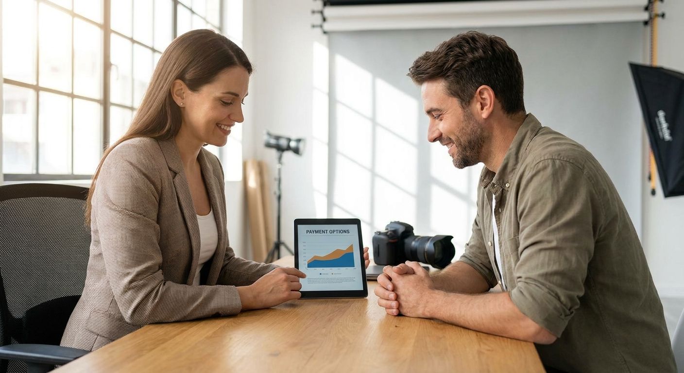 Customer finance for photography studios