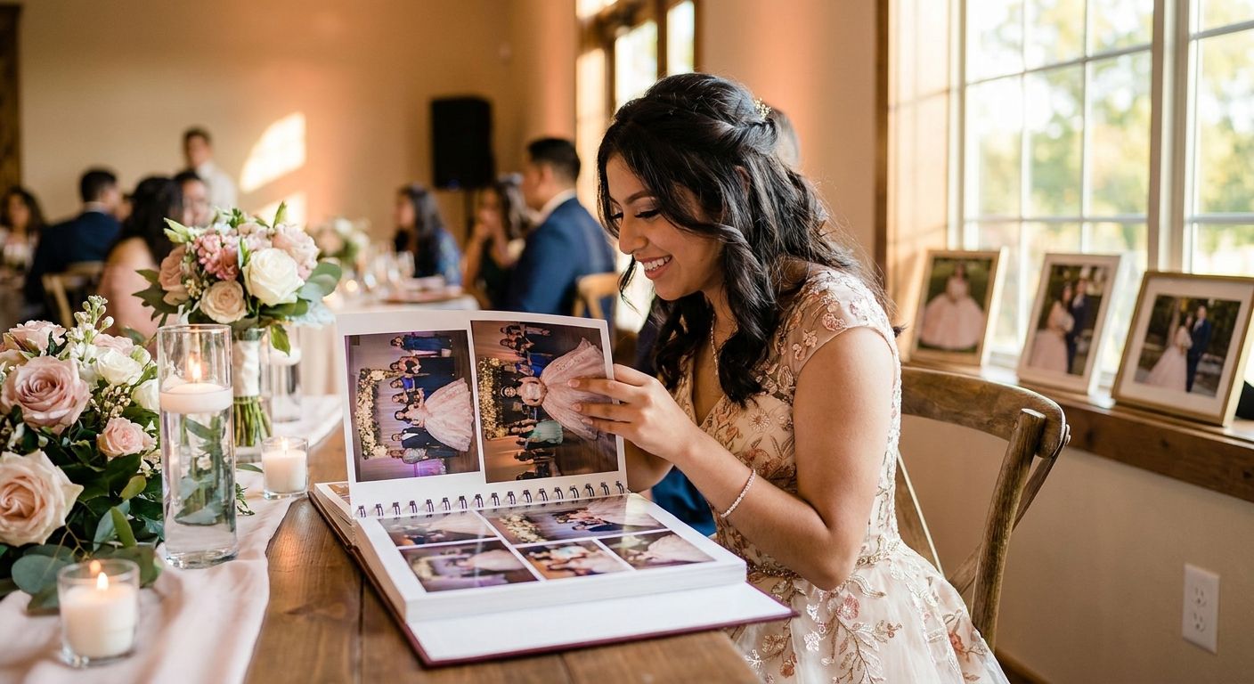 Photo galleries for quinceañera celebrations