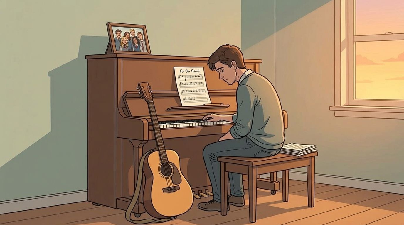 Custom memorial song for a classmate who passed away