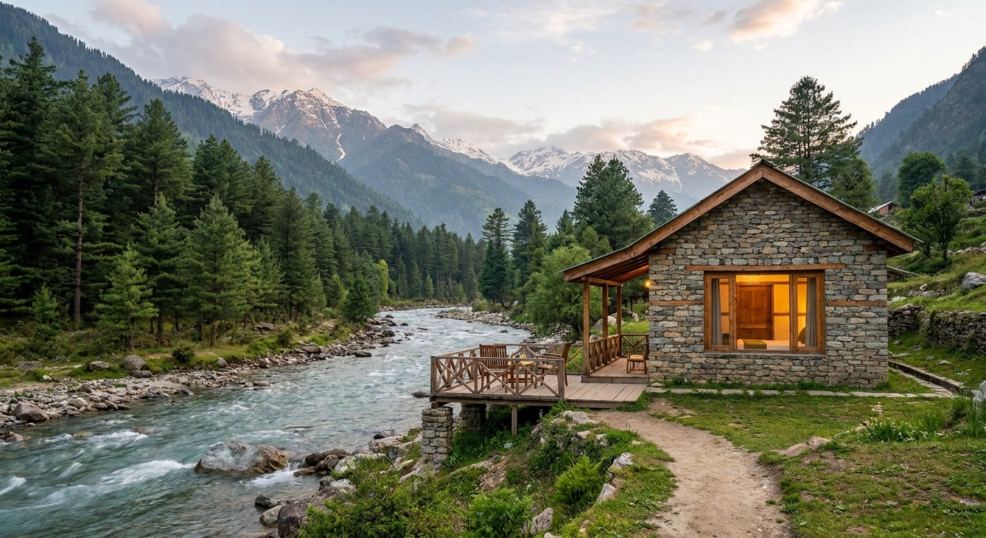 How to book a riverside homestay in Himachal Pradesh